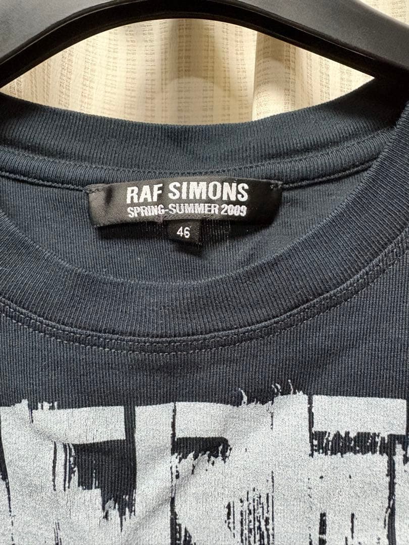 RAF SIMONS 09SS クリストファー ウール期 プリントT 46