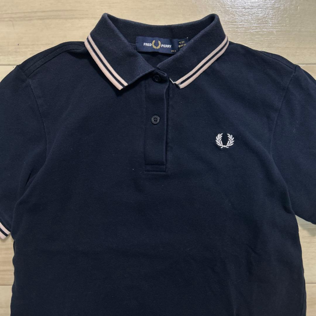 FRED PERRY ポロシャツ G3600 ネイビー サイズ38