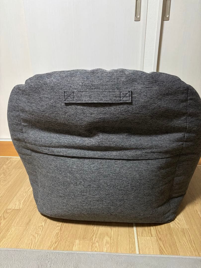 無印良品　空気でできたソファ　グレー　本体カバー付き