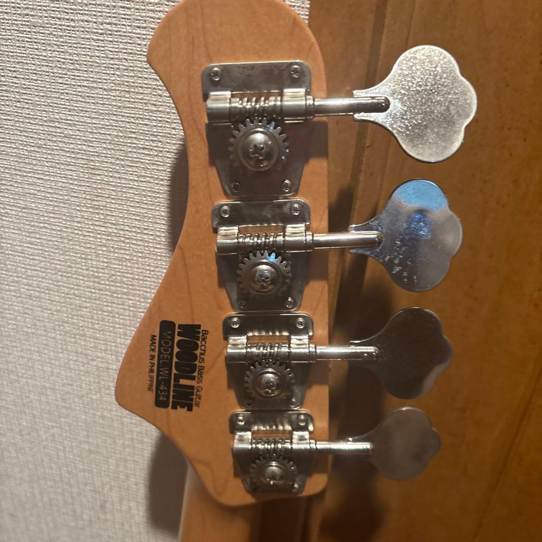 Bacchus Woodline エレキベース レッド