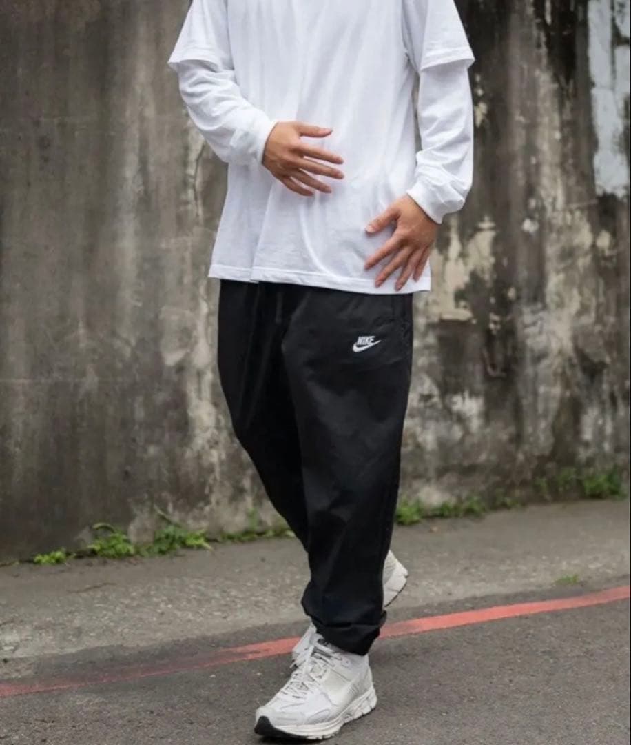 XL ☆新品タグ付☆ ナイキ ウーブンパンツ メンズ カフ ジョガー ブラック