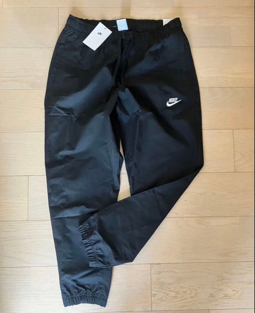 XL ☆新品タグ付☆ ナイキ ウーブンパンツ メンズ カフ ジョガー ブラック