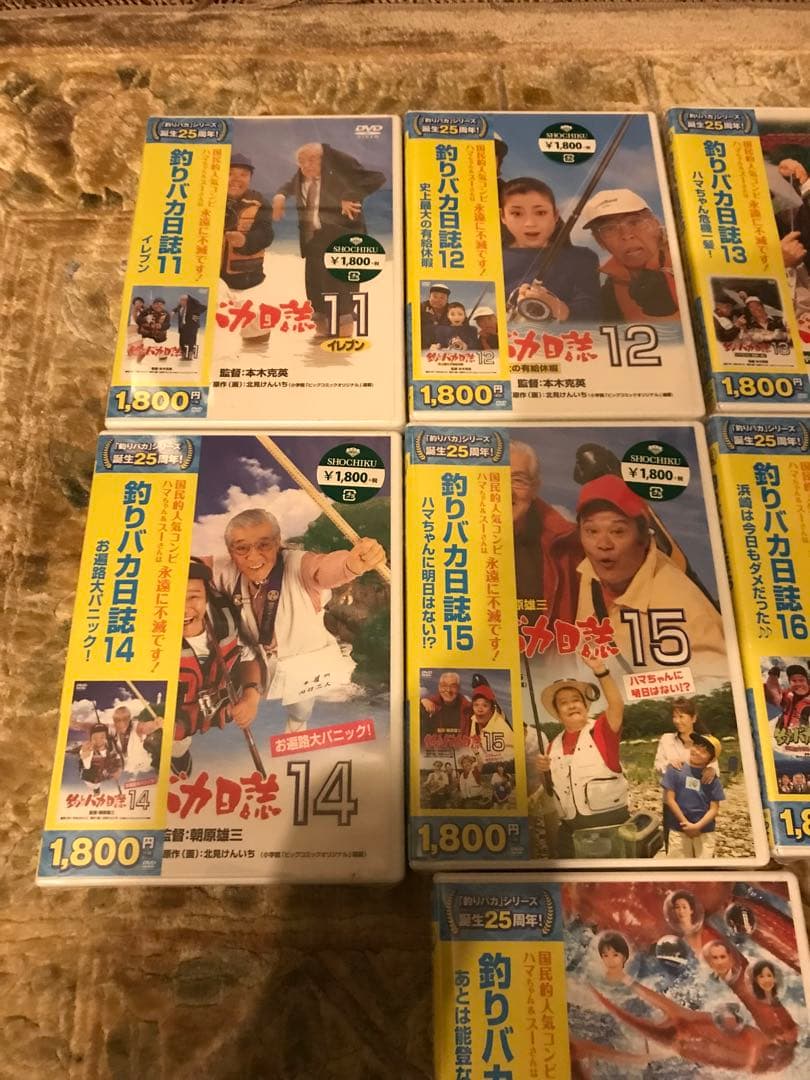 釣りバカ日誌 DVD 7巻セット 邦画 日本映画 西田敏行 三國連太郎 釣り