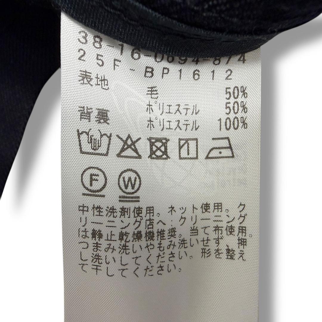 J7319 美品 ビームスプラス 金ボタン 紺ブレザー 紺ブレ XL