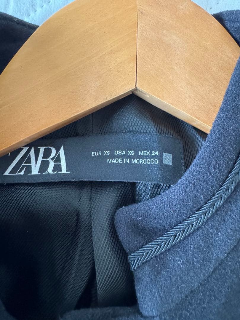 ZARA ミリタリージャケット XS 黒