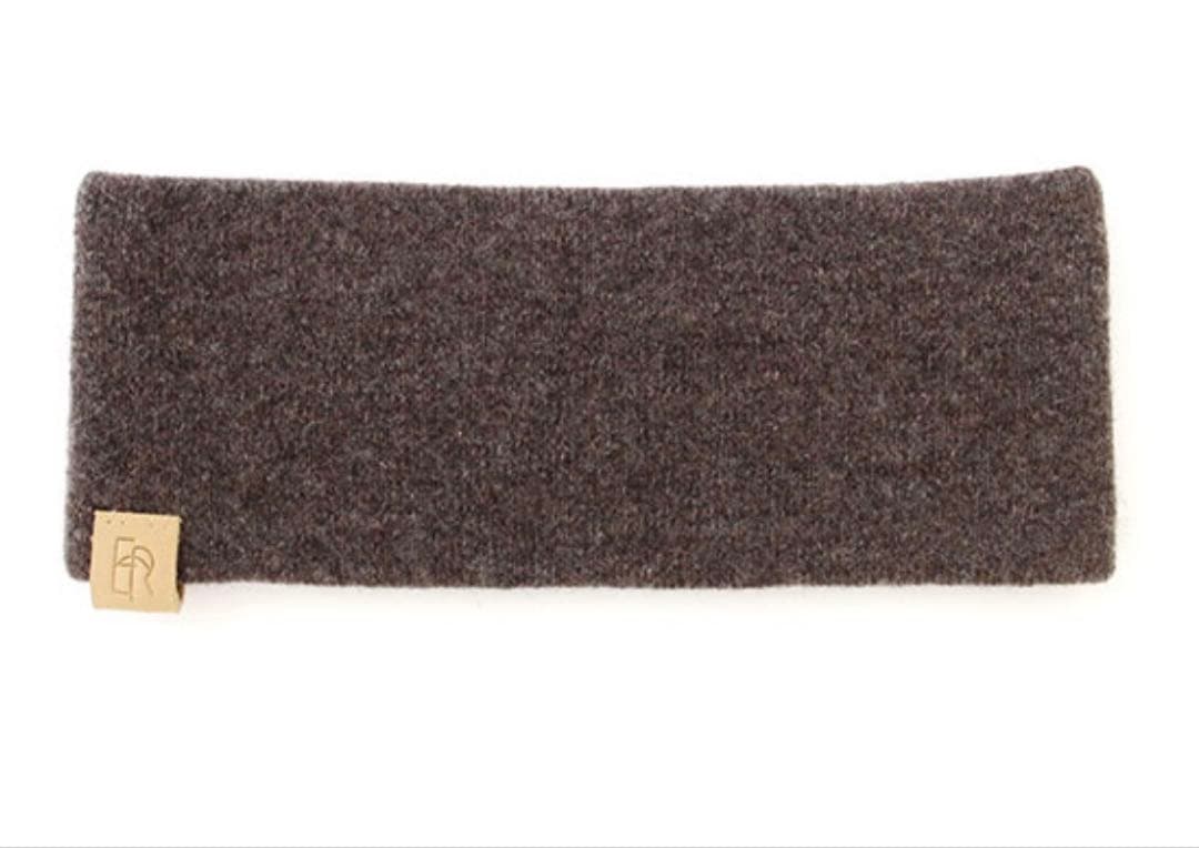 完売！新品未使用エトレトウキョウ　ウールカシミヤニットターバンブラウン