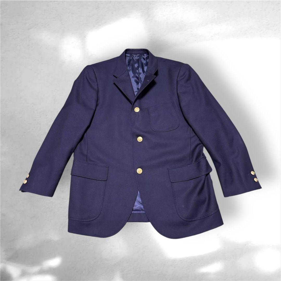 VAN Jacket バン テーラードジャケット 紺ブレ　金ボタン AB6