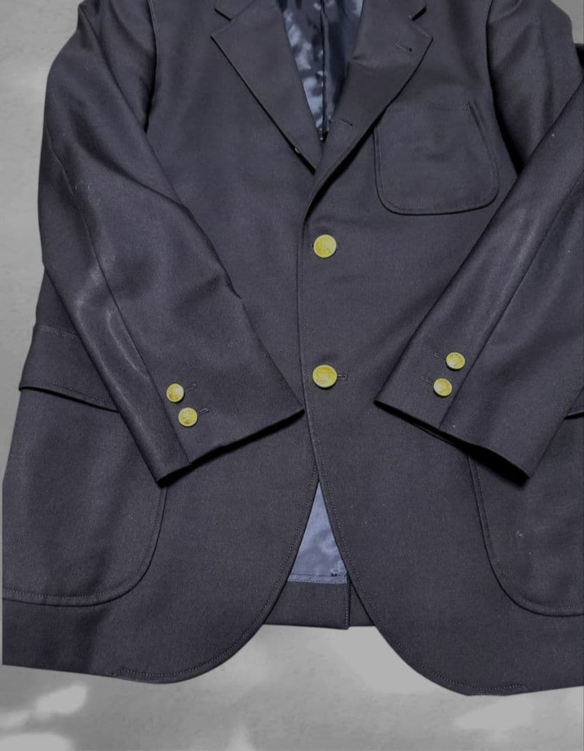 VAN Jacket バン テーラードジャケット 紺ブレ　金ボタン AB6