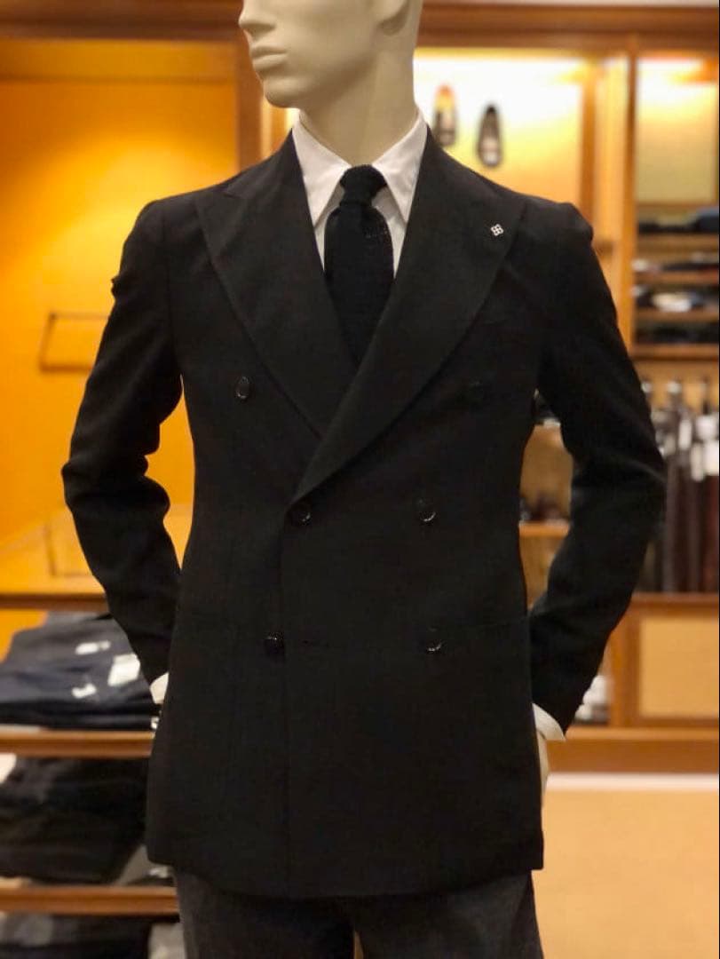 タリアトーレ Brilla 別注 リネン ソリッド ダブルブレスト ジャケット