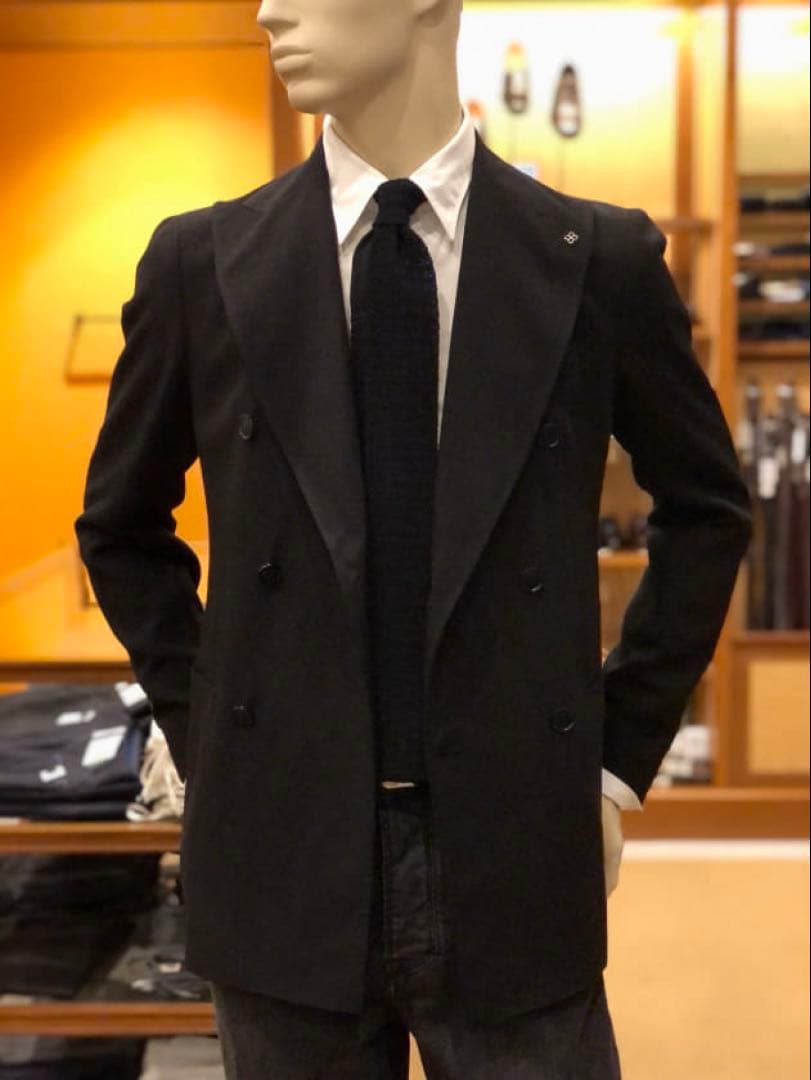 タリアトーレ Brilla 別注 リネン ソリッド ダブルブレスト ジャケット