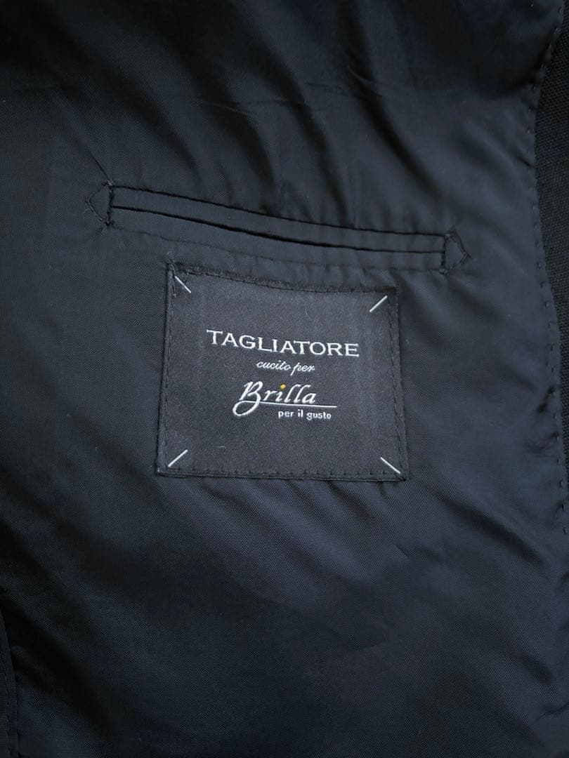 タリアトーレ Brilla 別注 リネン ソリッド ダブルブレスト ジャケット