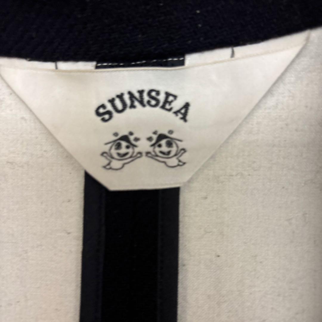 sunsea 17AW W-FACE WOOL JACKET ブラック