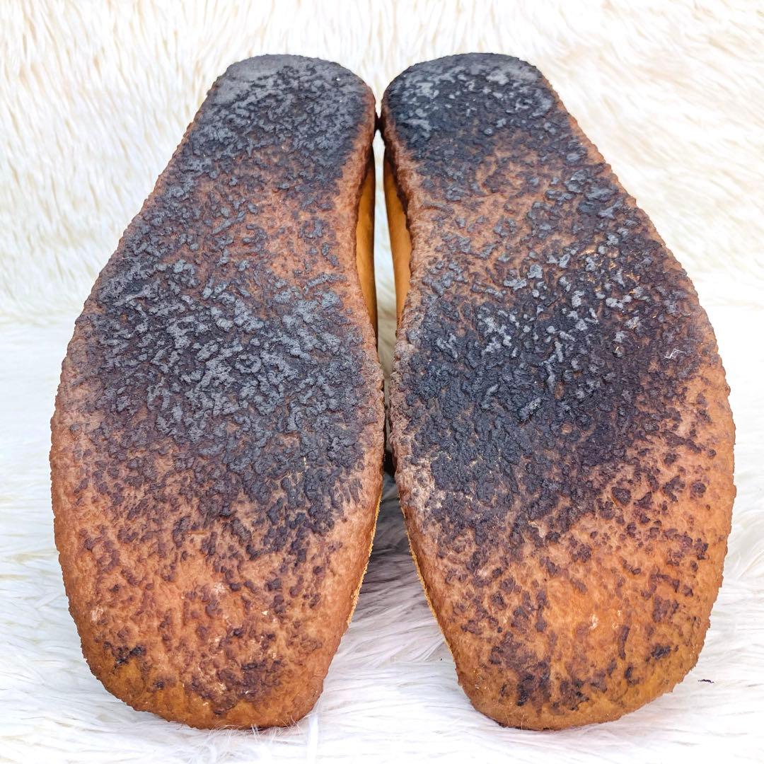 【希少美品】Clarks(UK7)ナタリー ブーツ　レースアップ 異素材サンド