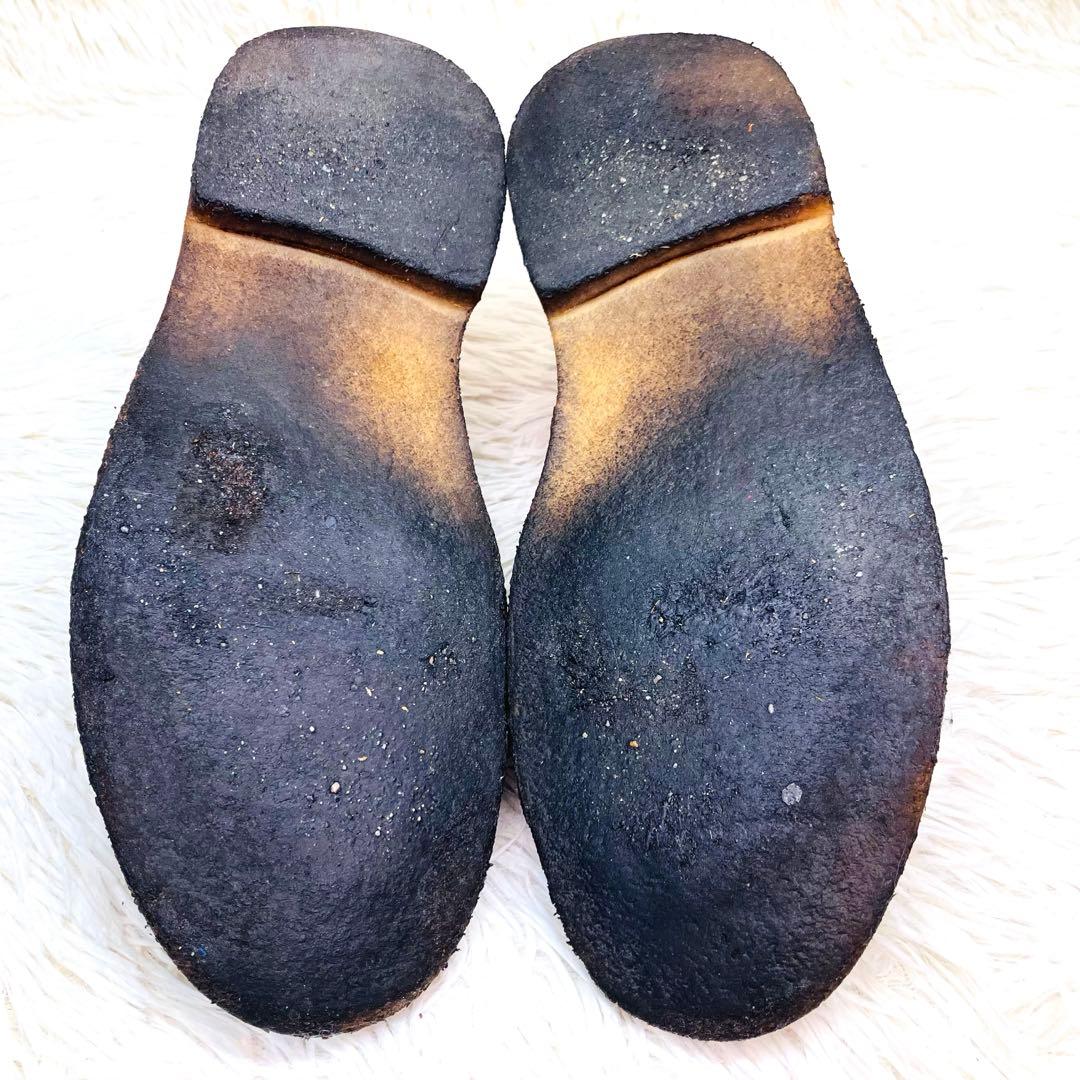 【希少美品】Clarks(UK7)ナタリー ブーツ　レースアップ 異素材サンド
