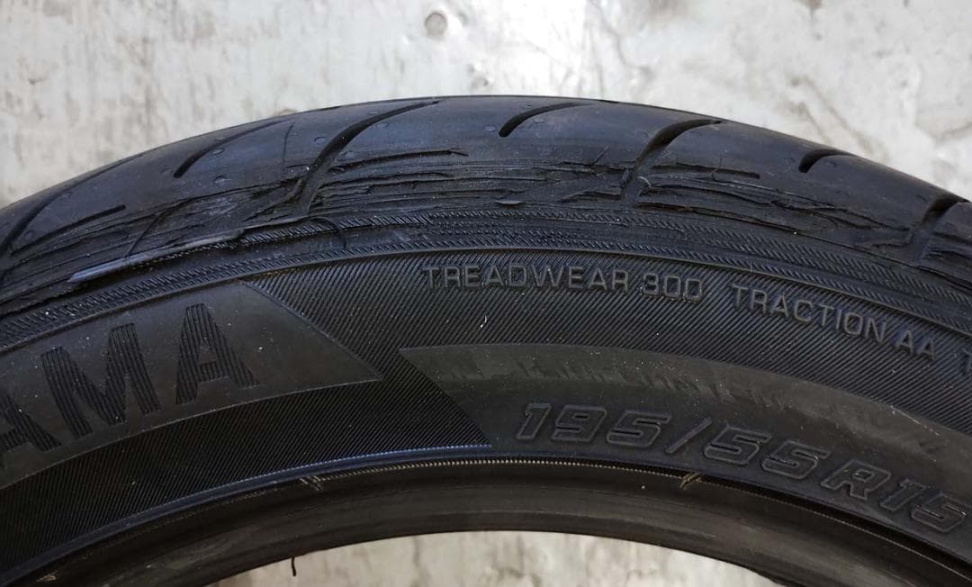 YOKOHAMA ADVAN FLEVA 195/55R15 ジャンク ２本