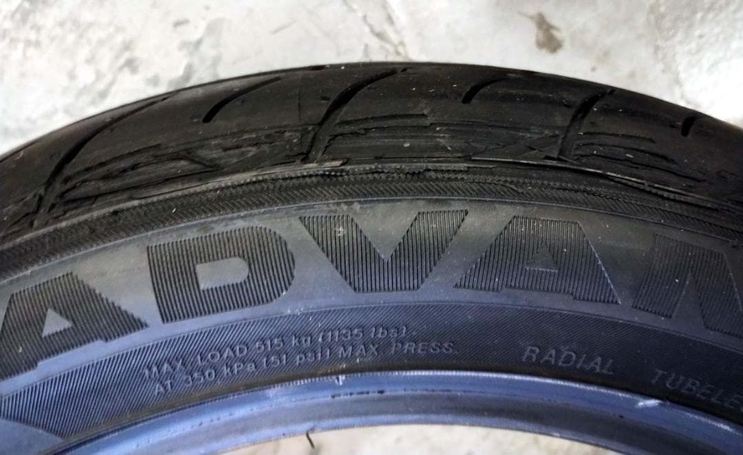 YOKOHAMA ADVAN FLEVA 195/55R15 ジャンク ２本