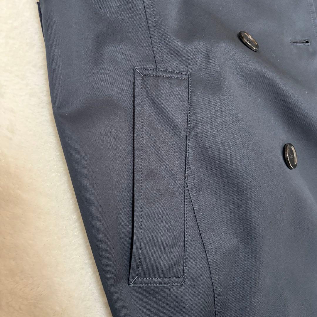 【美品】23区 トレンチコート ネイビー 42 ベルト付き 定番 入学式