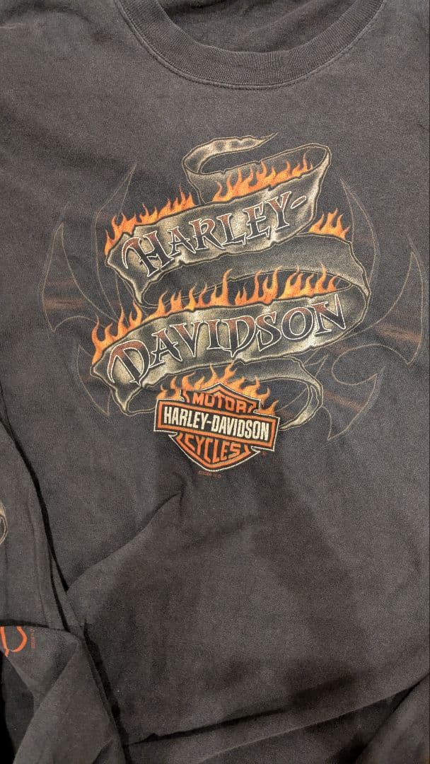 Harley-Davidson ハーレーファイヤーフレイム ロンt＃US＃ハーレ