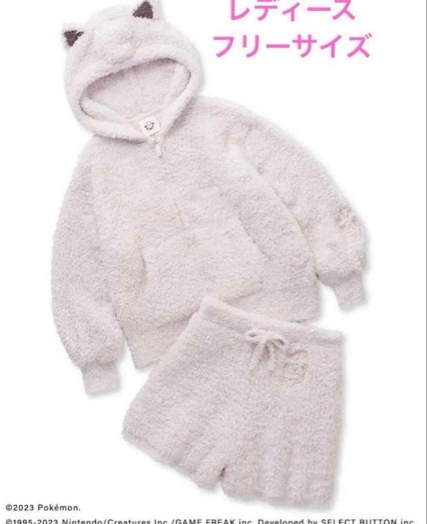 ジェラピケ ポケモン プリンパーカ ショートパンツ ルームウェア セット