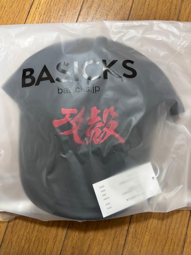 攻殻機動隊　BASICKS キャップ　攻殻機動隊展　レッド刺繍ver