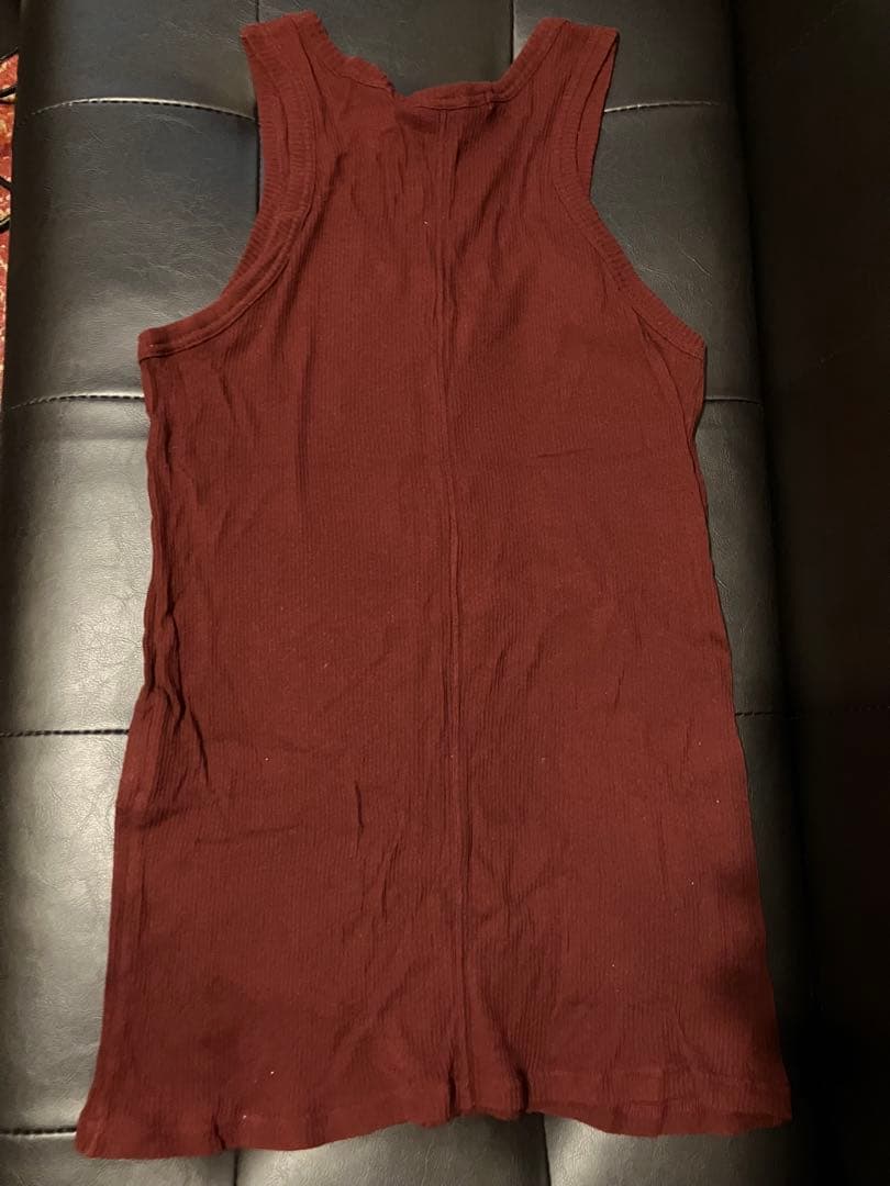 JULIUS タンクトップ　サイズ2 ワインレッド　09S/S