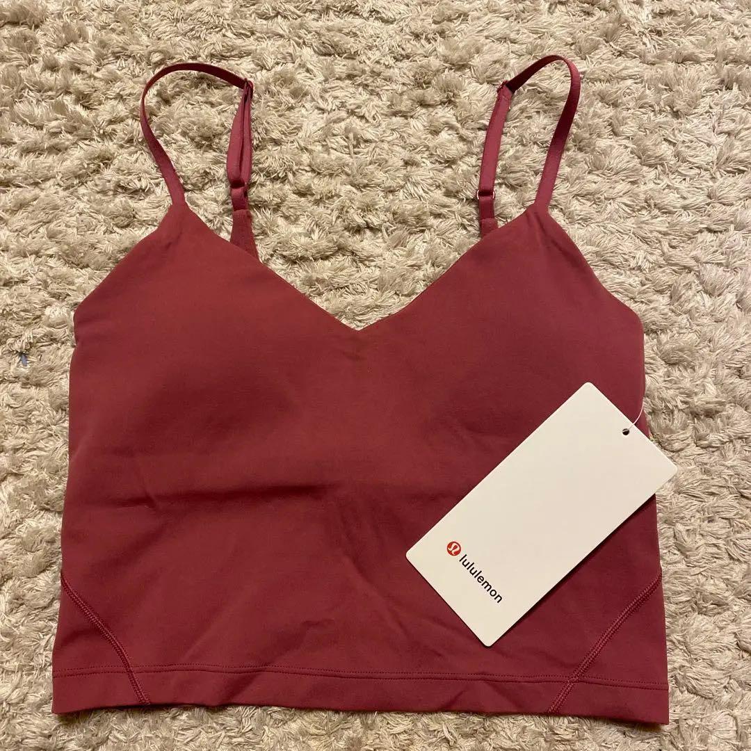 人気のショート丈！新品lululemon Alignクロップキャミ4