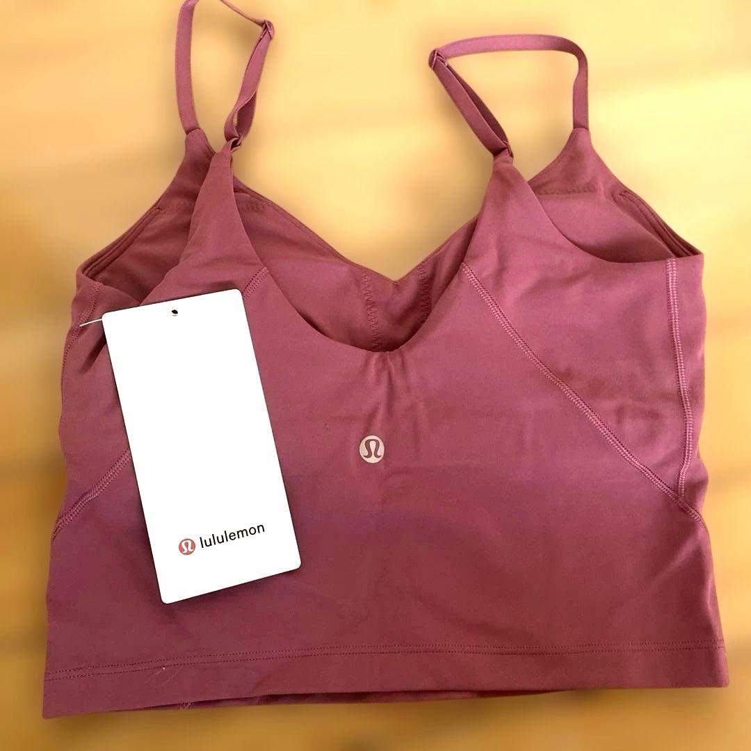 人気のショート丈！新品lululemon Alignクロップキャミ4