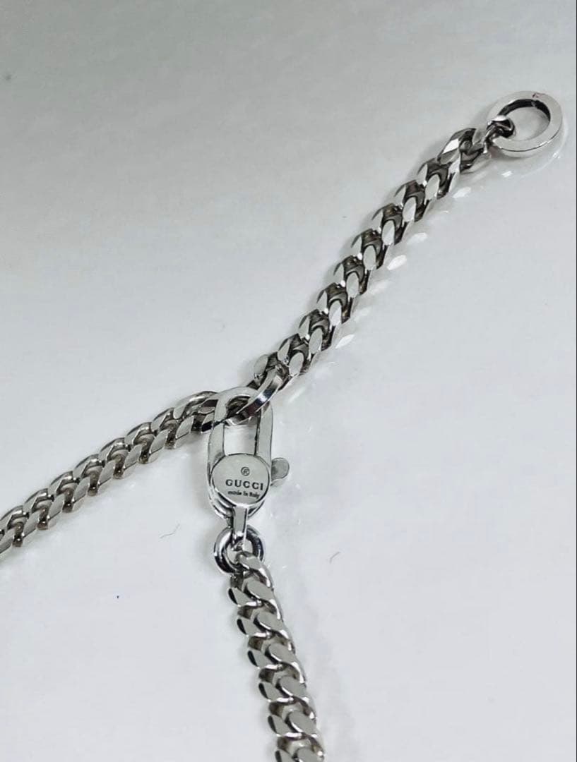 GUCCI 喜平チェーン ネックレス 男女兼用　SV925 3ミリ