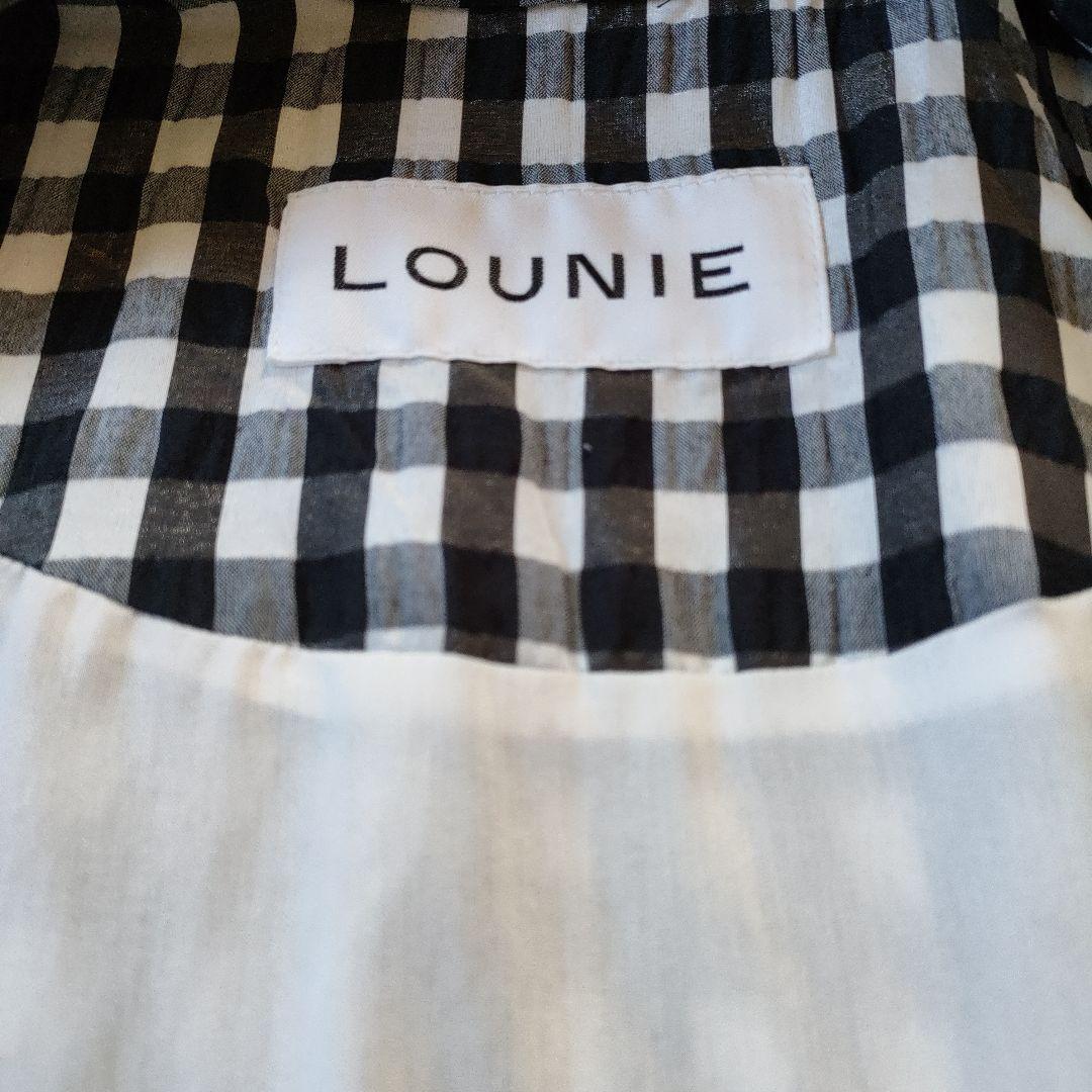 LOUNIE　ギンガムチェック柄トレンチコート　サイズ38