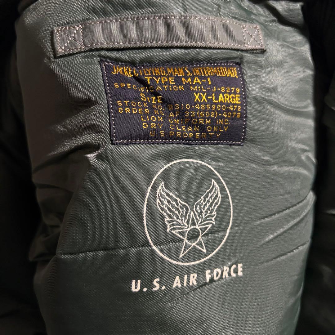 美品 ビッグサイズ Buzz Ricksons バズリクソンズ MA-1 XXL