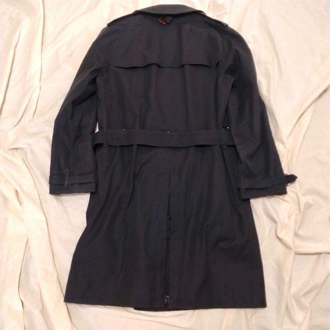 【美品】 BURBERRY トレンチコート ノバチェック ネイビー インポート