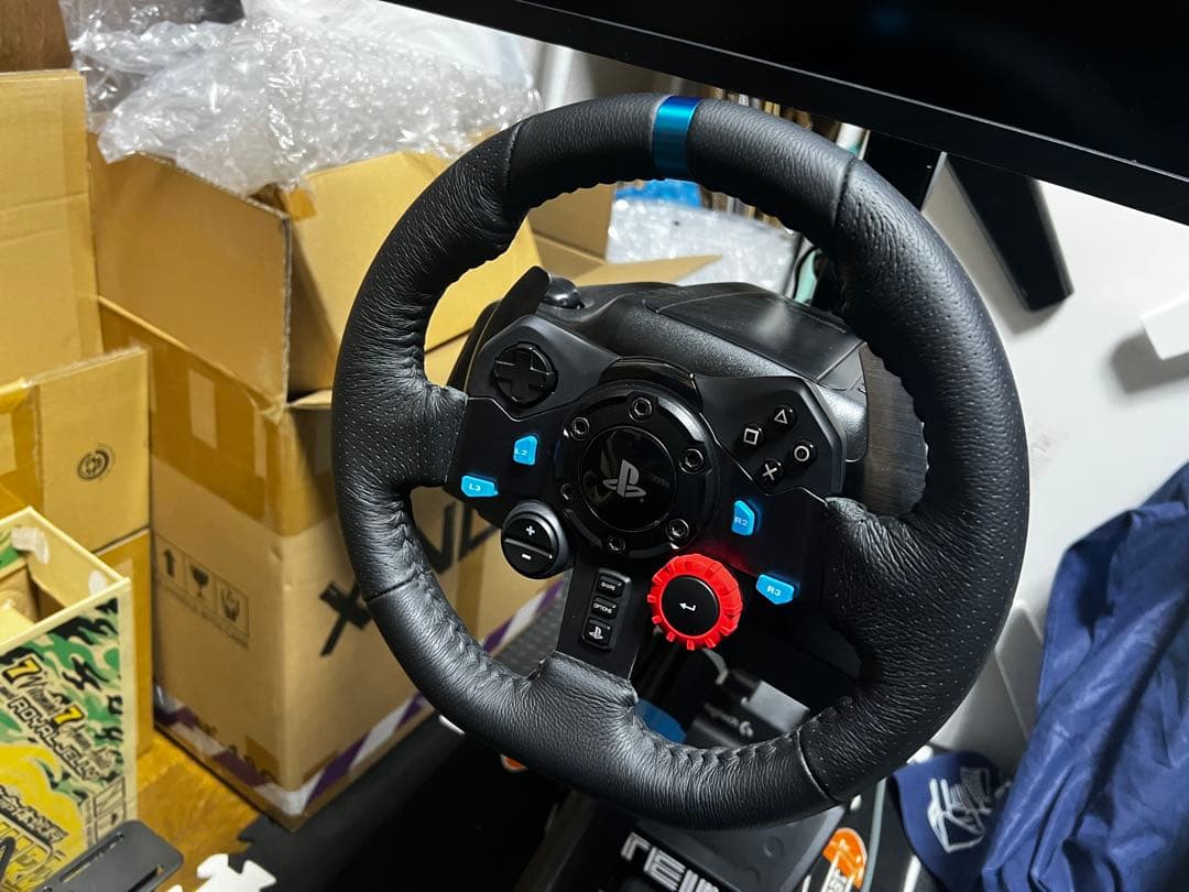 バラ売り不可/手渡しのみLogicool G29シフター付き＋プレイシート