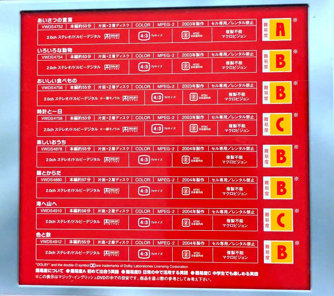 【DVD】Magic English マジック イングリッシュ 全８巻セット