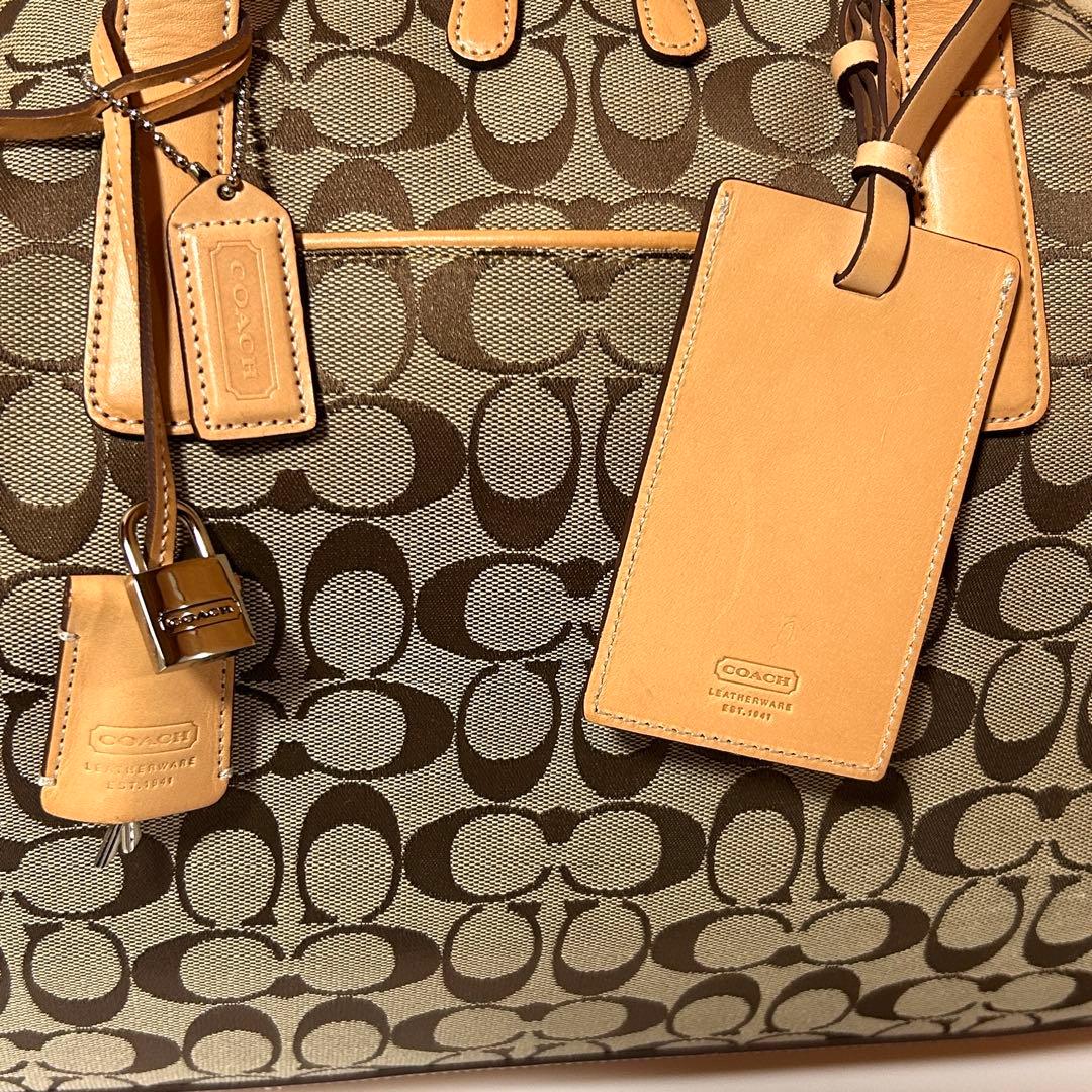 ✨美品✨ COACH コーチ 2WAY ボストンバッグ 大容量 旅行用 高級