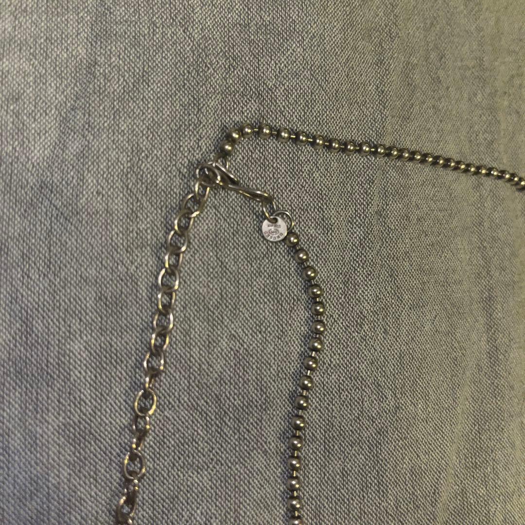 UNUSED ボールチェーンネックレス　SV925