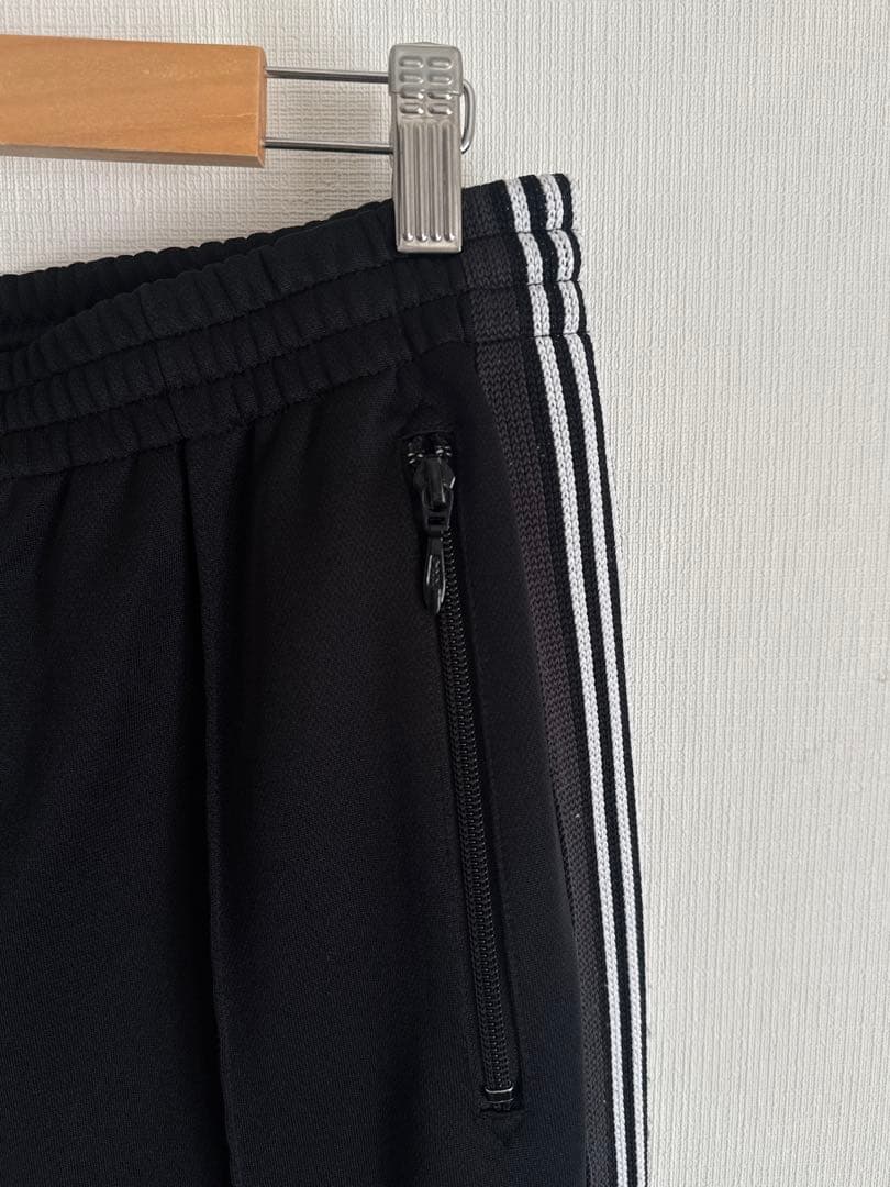 【ふー 】Needles トラックパンツ ブラック Sサイズ サイドライン