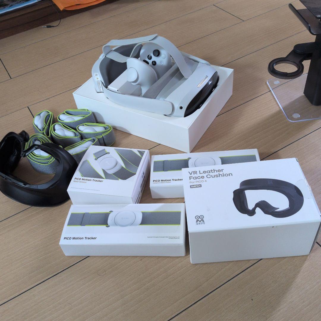 PICO VRヘッドセットと6×モーショントラッカーセット