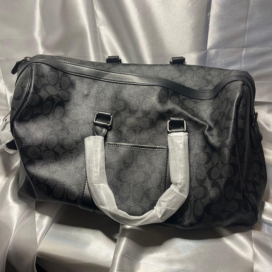 新品 COACH コーチ ボストンバッグ ショルダー付 クリスマス