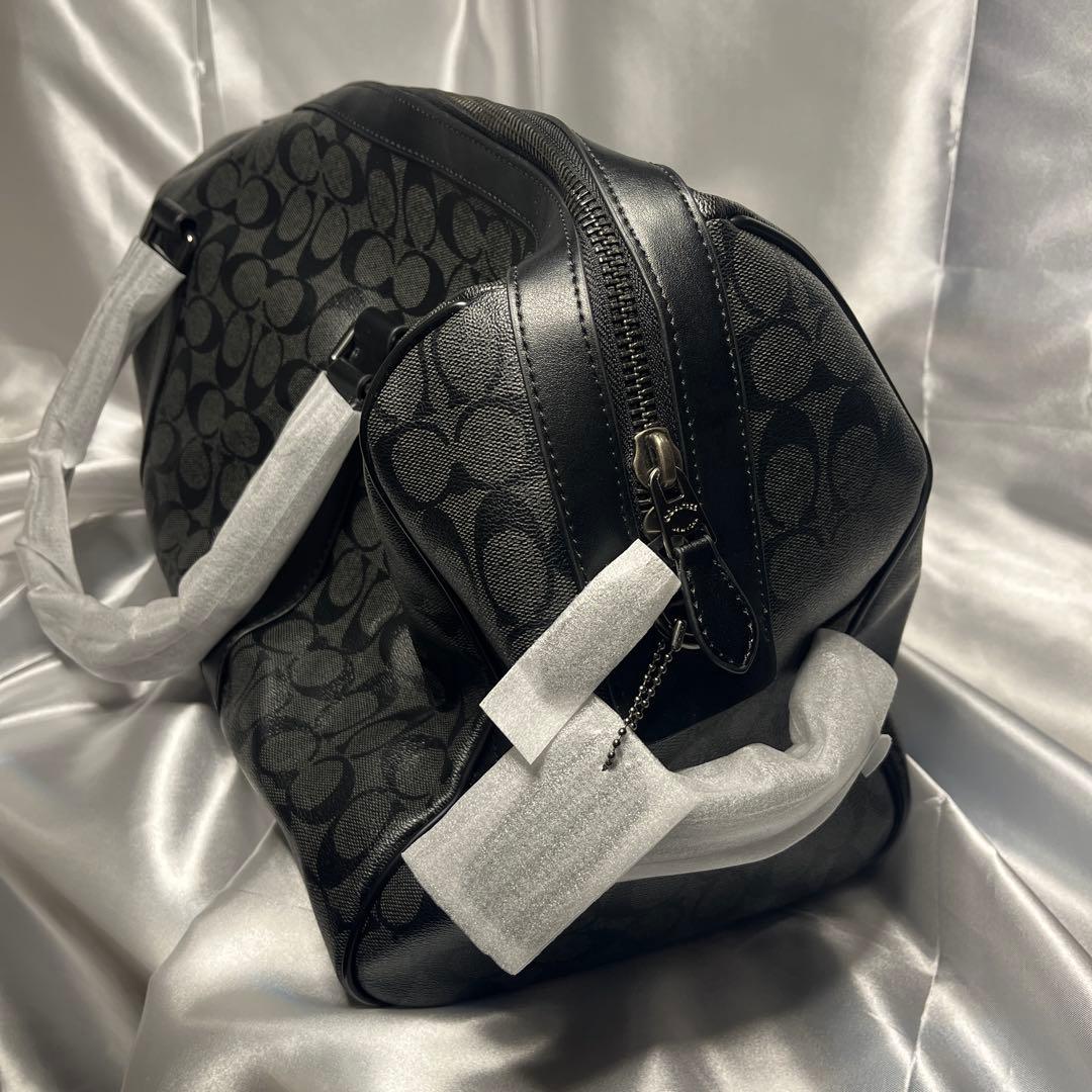 新品 COACH コーチ ボストンバッグ ショルダー付 クリスマス