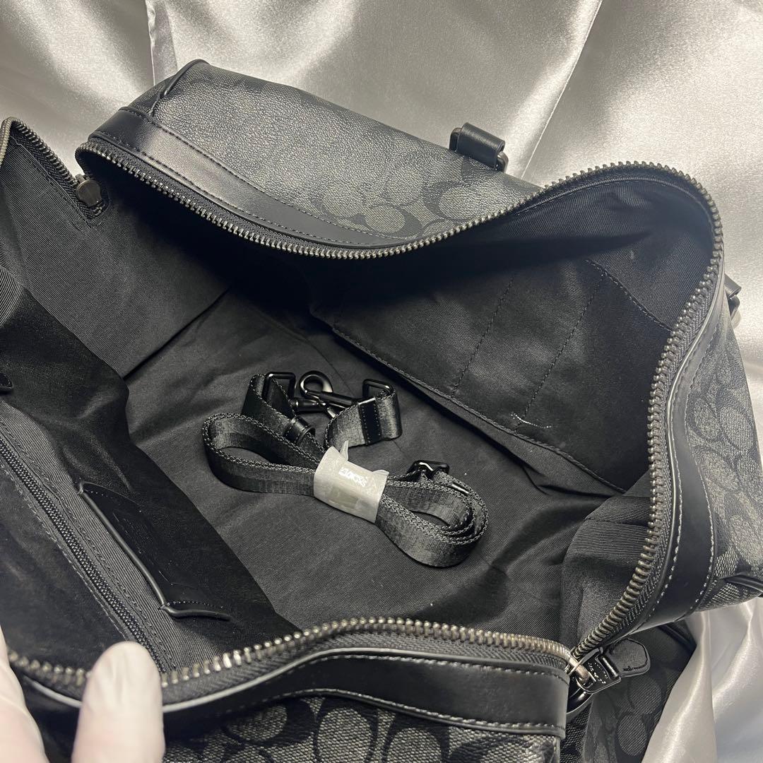 新品 COACH コーチ ボストンバッグ ショルダー付 クリスマス