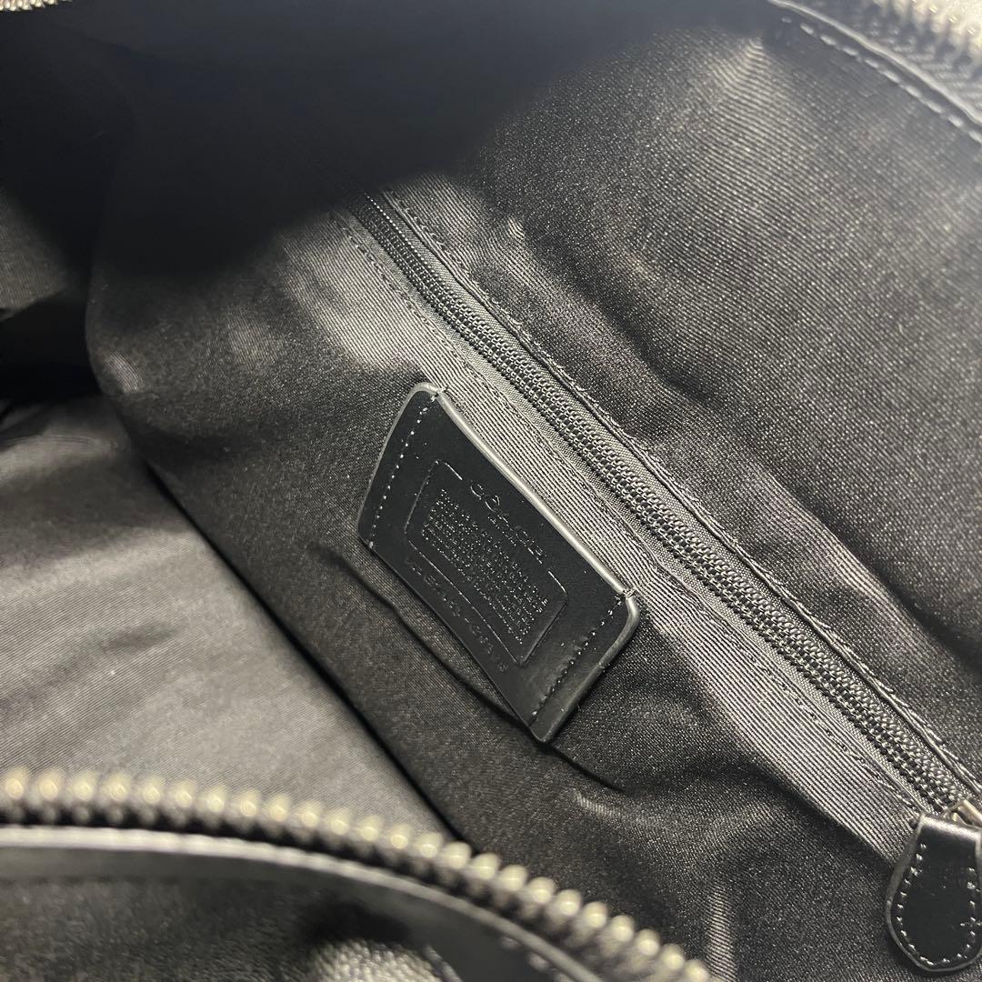 新品 COACH コーチ ボストンバッグ ショルダー付 クリスマス