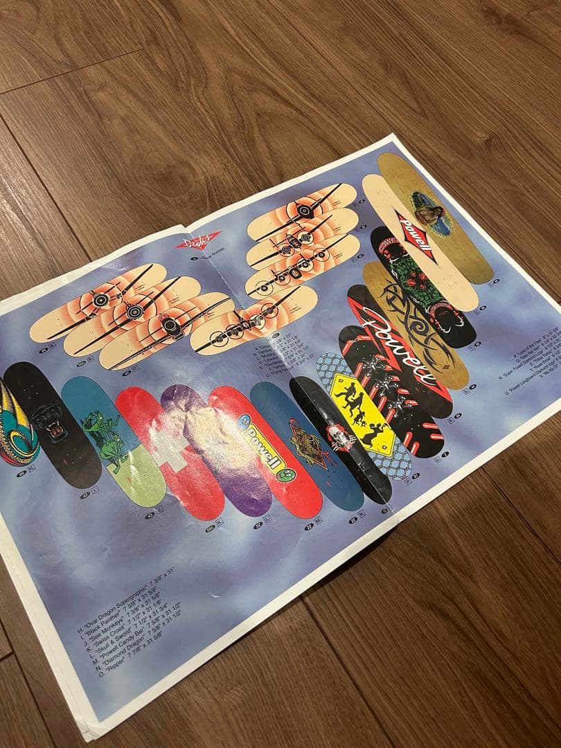 ニ*ク様 90s オールドスケート　Powell vintage カタログ