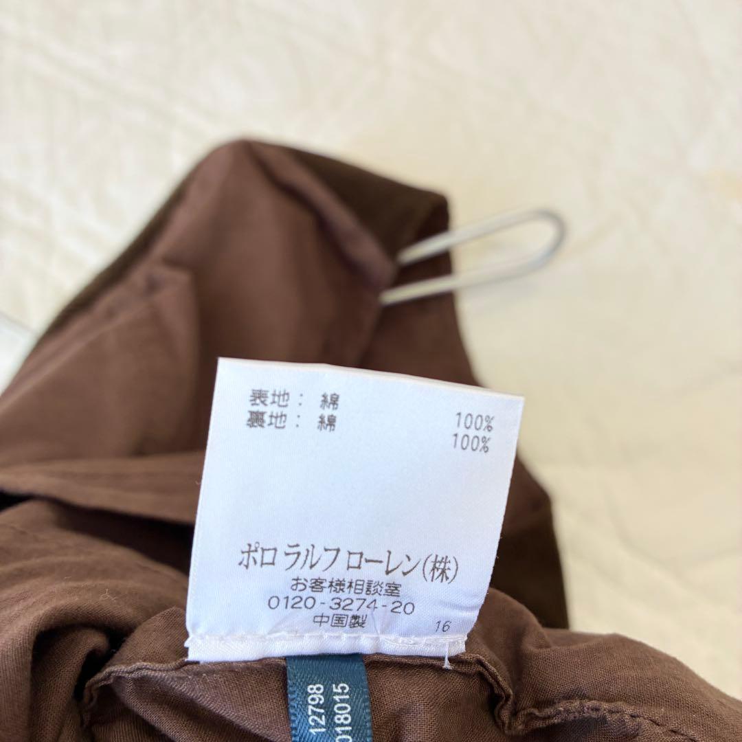ラルフローレン コーデュロイ ベスト ジレ ブラウン RALPH LAUREN