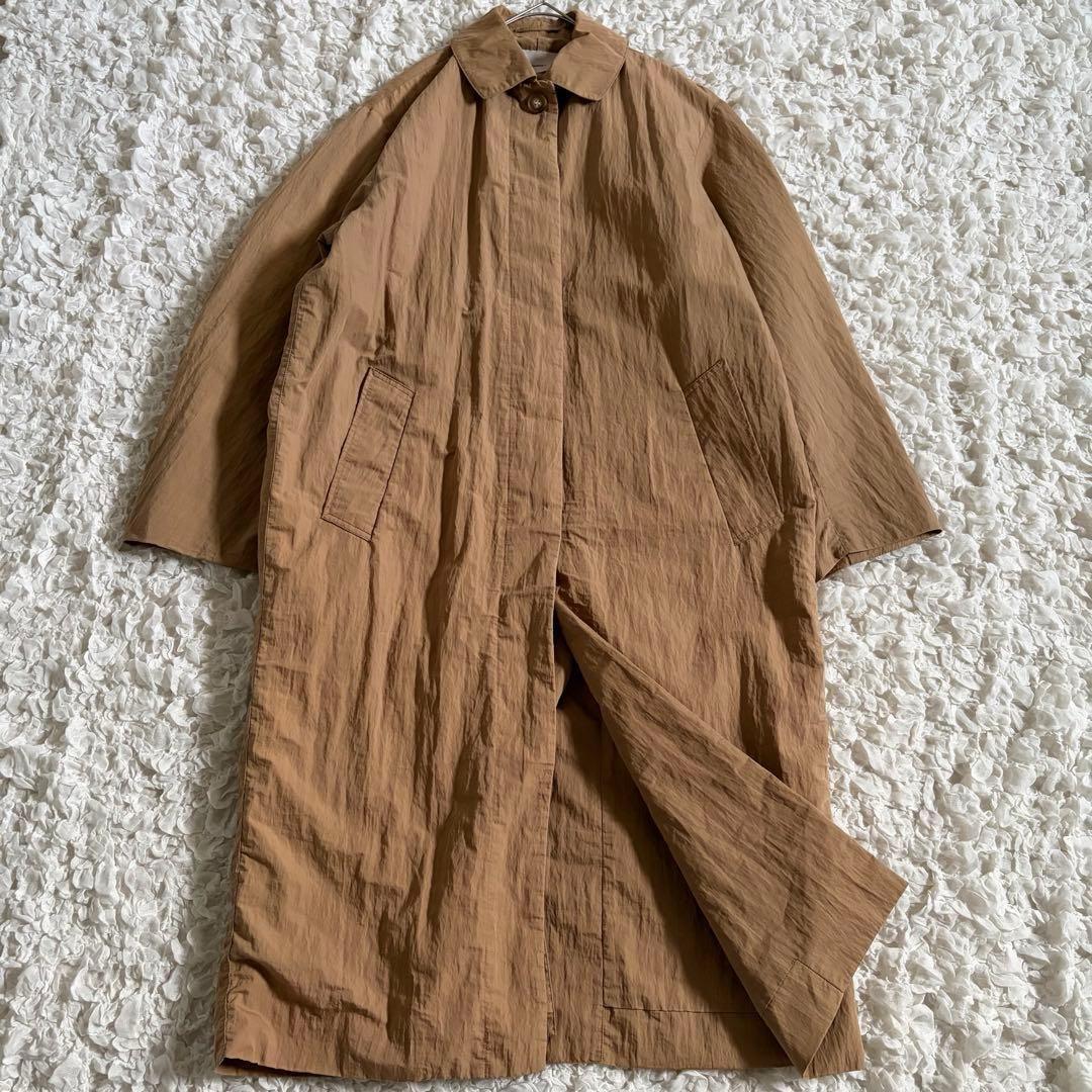 【美品】TODAYFUL ステンカラーオーバーコート ベージュ