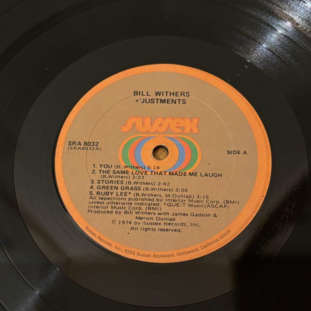 レコード Bill Withers Justments レアグルーヴ ソウル
