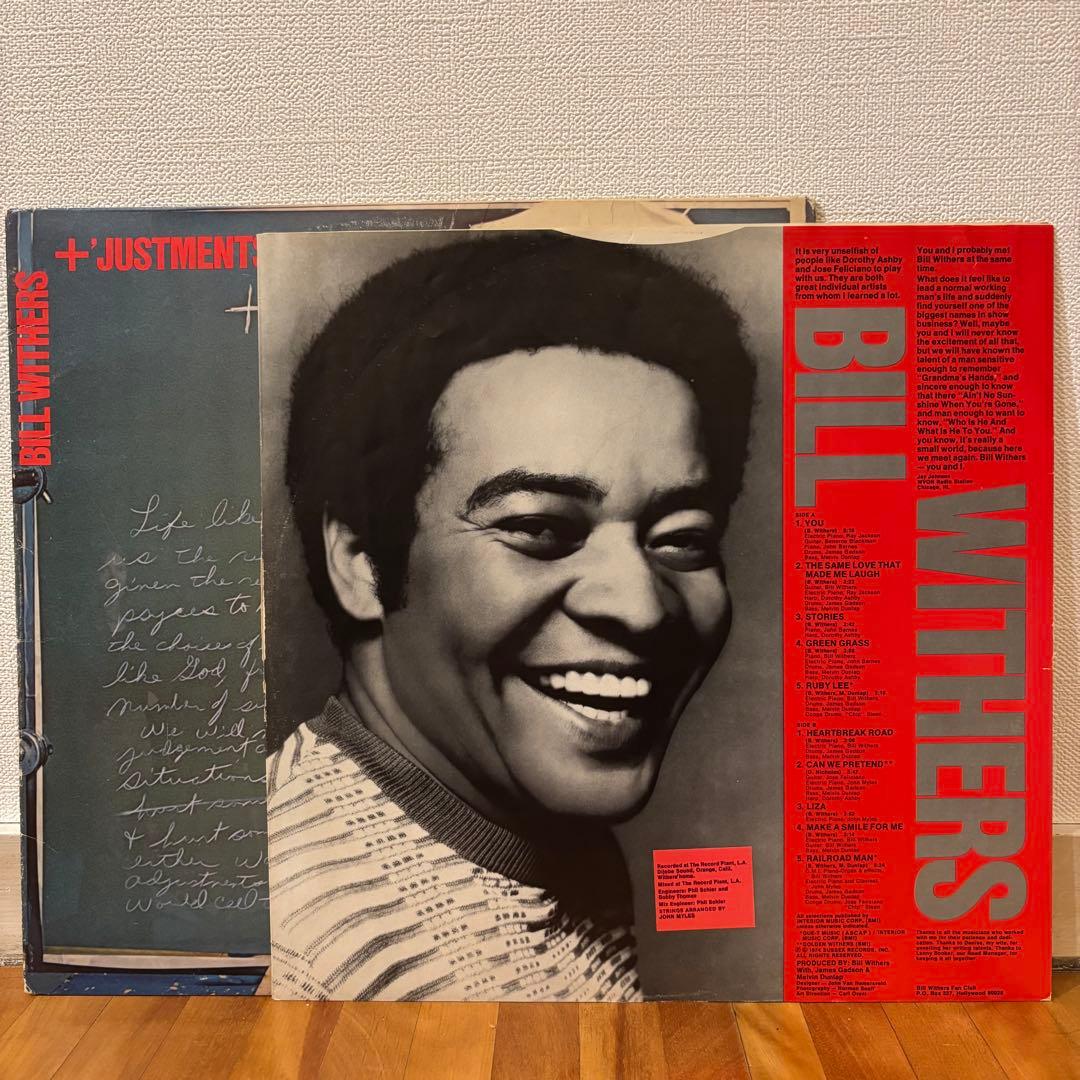 レコード Bill Withers Justments レアグルーヴ ソウル