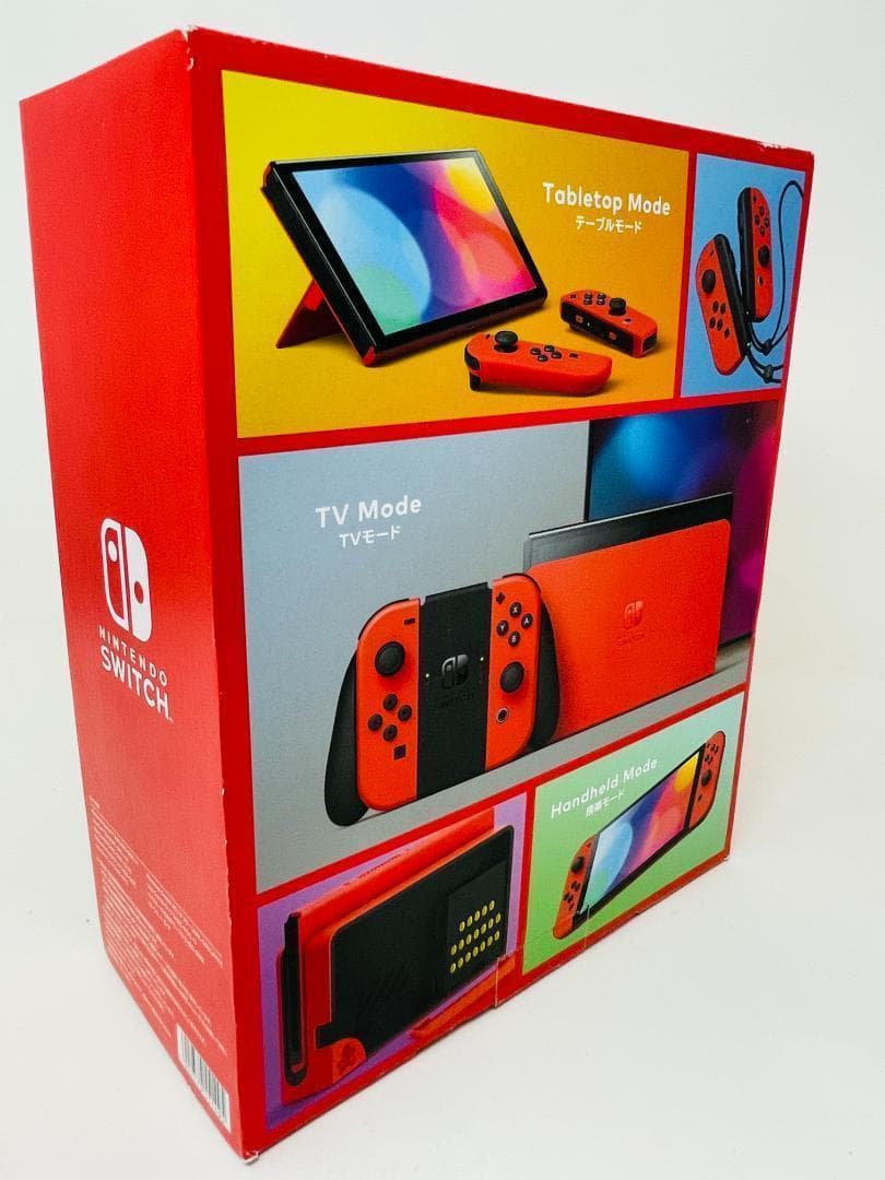 【状態良好】Nintendo Switch 有機EL マリオレッド 箱・本体のみ