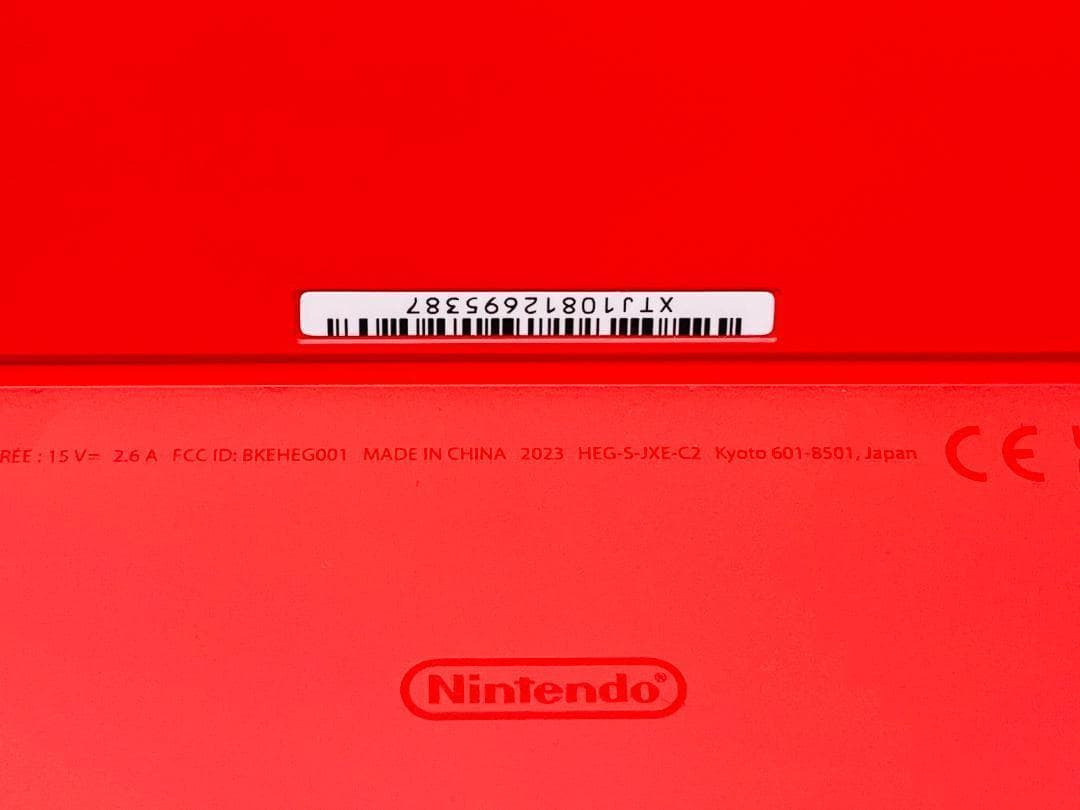 【状態良好】Nintendo Switch 有機EL マリオレッド 箱・本体のみ