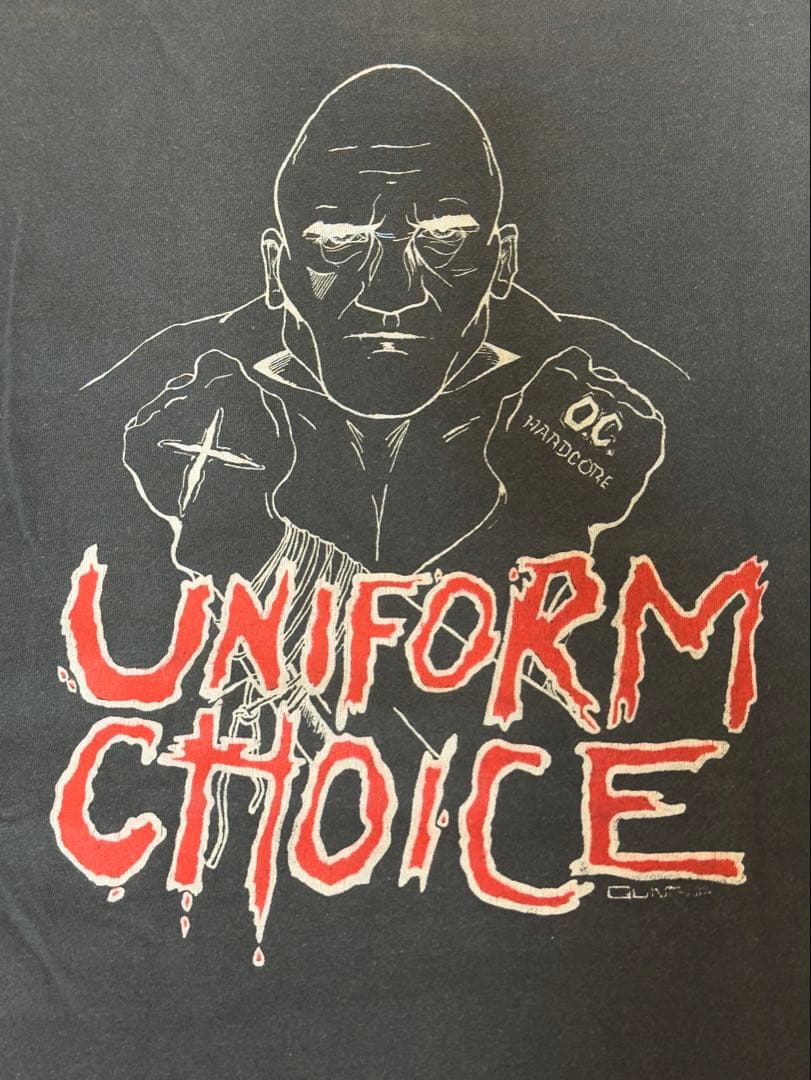 トップス UNIFORM CHOICE use your head 90s vintage