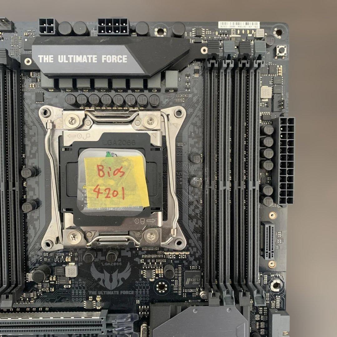 ASUS TUF X299 Mark2 LGA 2066 BIOS起動確認